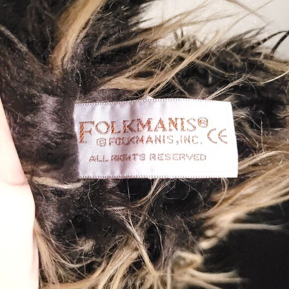 Folkmanis Brown Porcupine Hand Puppet Plush Toy Educational Play - Picture 7 of 9